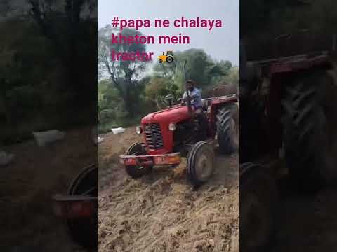 #Papa ne chalaya kheton mein tractor 🚜#trendingvideoviral #kapo #ranthambore