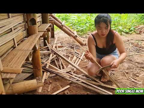 Abandoned poor single mother - days of overcoming difficulties and challenges