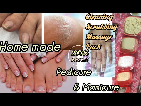 Pedicure & Manicure home made product.বাড়িতে বসেই ঘরোয়া উপায় করে নাও pedicure & Manicure#diy