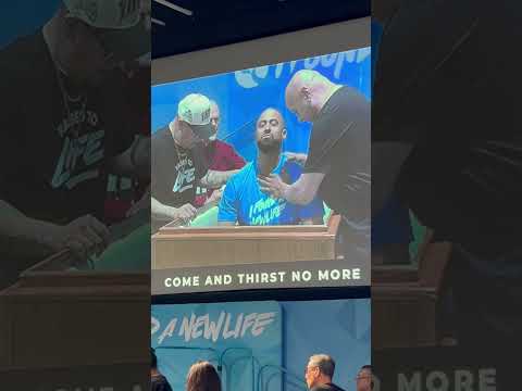 Grown man humbles him self & accepts Jesus as his Lord & Savior then gets baptized. Praise God.