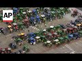 UK farmers in tractors head to the parliament to protest