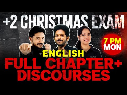 Plus Two English | Full Chapter +Discourses | Exam Winner +2