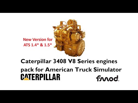 Caterpillar 3408 V8 Series engines pack v2.3