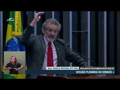 Senador Paulo Rocha faz discurso de despedida no Senado destacando luta por igualdade social