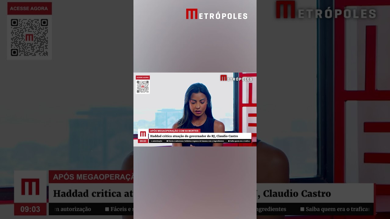 Haddad critica atuação do governador do RJ Cláudio Castro