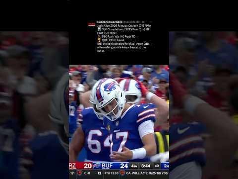 Josh Allen QB1￼. Can he win a Super Bowl this year? #JoshAllen #billsmafia #FantasyFootball ￼