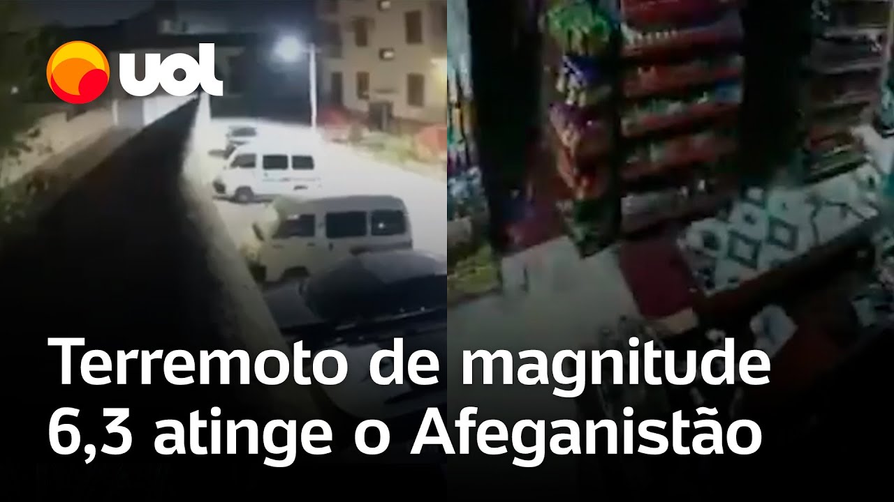 Terremoto no Afeganistão tremor de magnitude 63 deixa dezenas de feridos veja vídeos