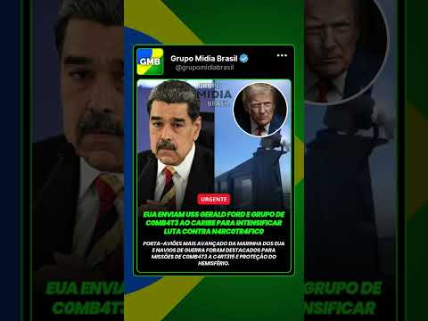 EUA enviam USS Gerald Ford e grupo de C0MB4T3 ao Caribe para intensificar luta contra N4RC0TR4F1C0