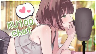 whisperwhisper.... KU100 soft chatting !