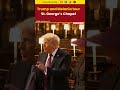 Trump and Melania tour the Quire at St. George’s Chapel during UK state visit