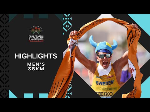 Karlström wins gold in the men's 35km | World Athletics Race Walking Team Championships