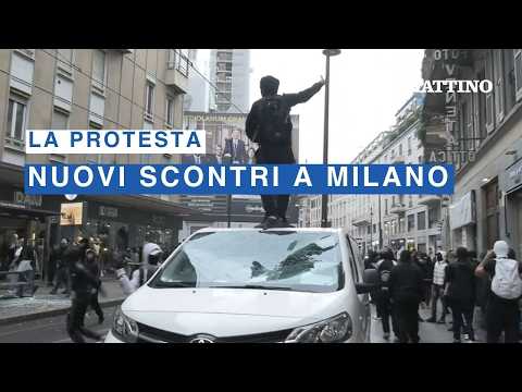 Nuovi scontri a Milano: assalto Decathlon e carrefour e <strong>negozi</strong> saccheggiati: tutti i video