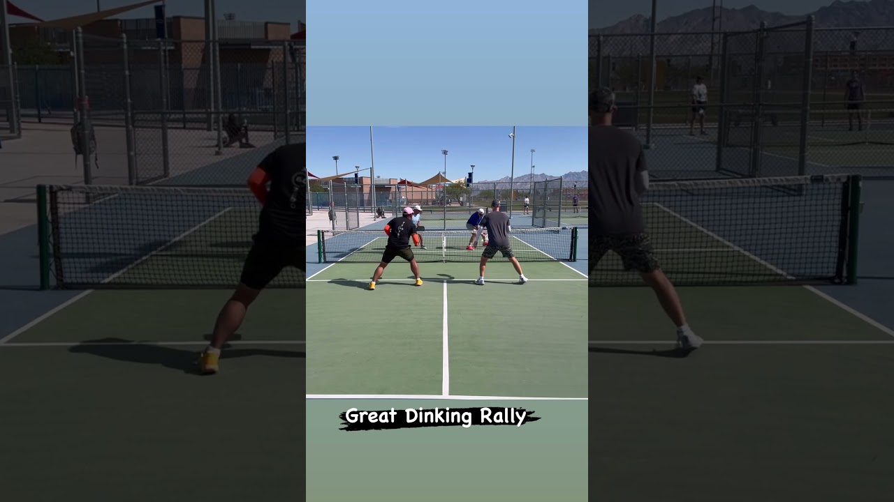 Great dinking Rally #pickleball #Highlights #Sports #Fun #Action