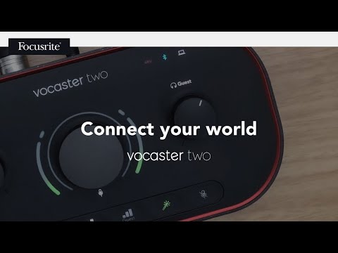Explore Vocaster Two connectivity options // Focusrite