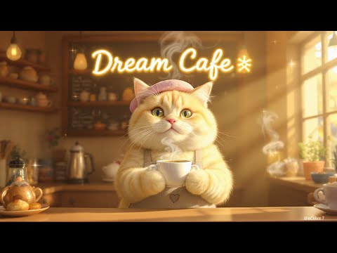 Dream Café 😺☕ | The Cat Who Made Her Own Coffee Shop 💖✨#catvideos