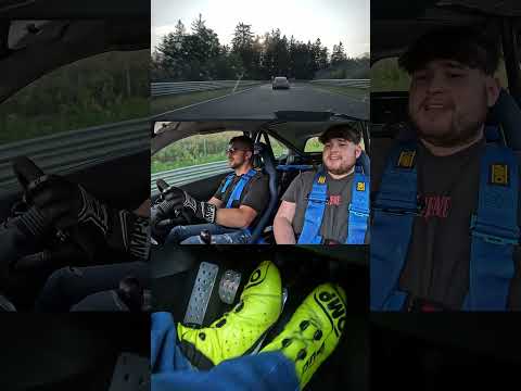 Bro ABSOLUTELY LOVIN IT in Renault Megane RS R26! // Nürburgring