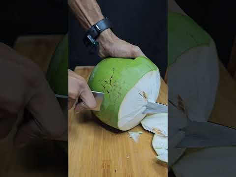 Hardest coconut ever | asmr sound | relaxing mood | coocuttv