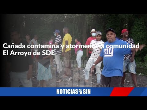Cañada contamina y atormenta a comunidad El Arroyo de SDE