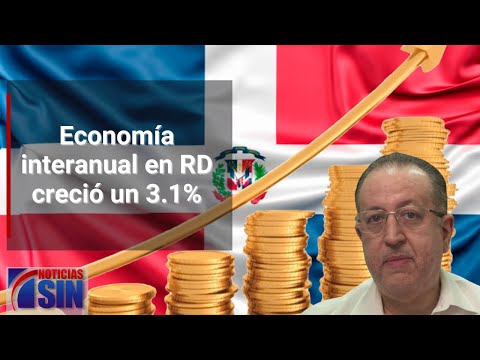 Economía interanual en RD creció un 3.1%