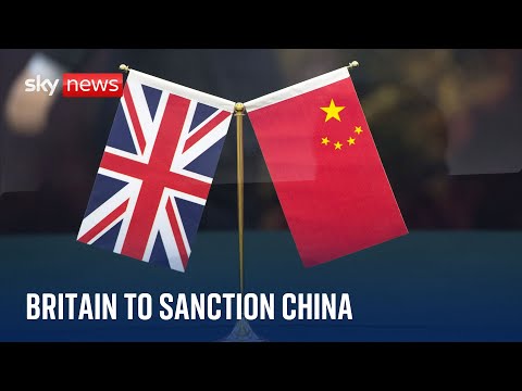 UK to sanction China over democracy and security fears