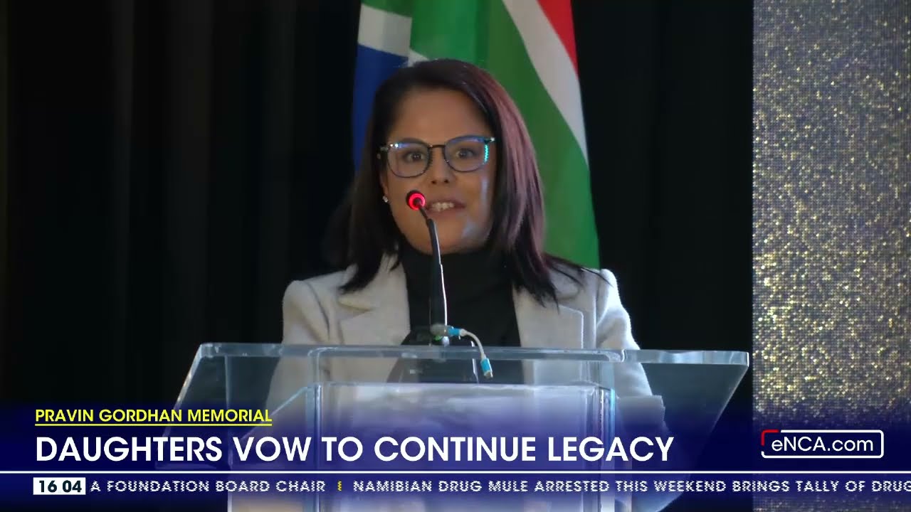 Pravin Gordhan's daughters vow to continue his legacy