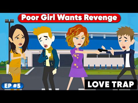 Trapped in Love part 5 | English story | English animation | Animated stories | Parvi English