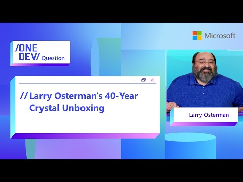 Larry Osterman’s 40-Year Crystal Unboxing