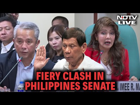 Duterte News Live | Fiery Clash Unfolds In Philippines Senate | ICC