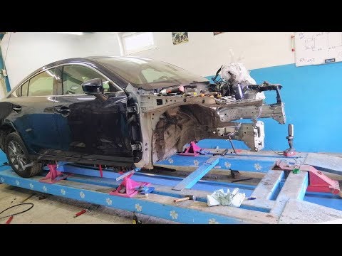 MAZDA 6. Подготовка к вытяжке. Разборка.