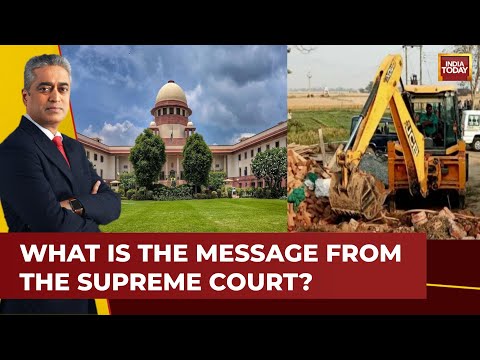 News Today With Rajdeep Sardesai LIVE: Supreme Court Applies Brakes On Bulldozer Justice
