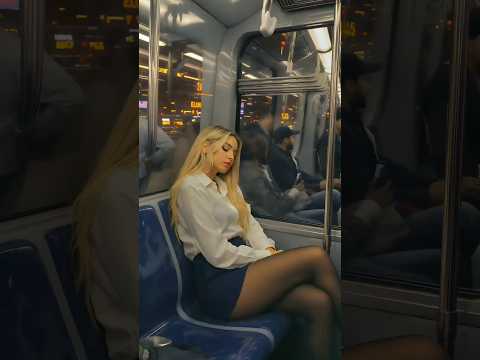 A Weary Commute Home, Where Evening Quietly Seeps In/피곤한 퇴근길, 조용히 스며드는 저녁의 고요 #subway #u-bhan #métro