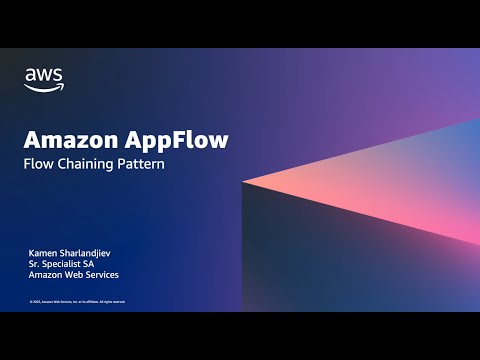 Amazon AppFlow flow chaining pattern | Amazon Web Services