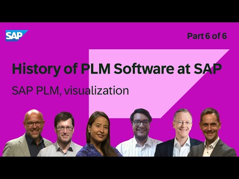 PLM Time Machine History of PLM Software at SAP P6 | SAP PLM, Visualization