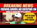 LIVE: Farooq Abdullah Briefing on Ladakh Statehood Protest, Violence | China | Srinagar | J&K | Leh