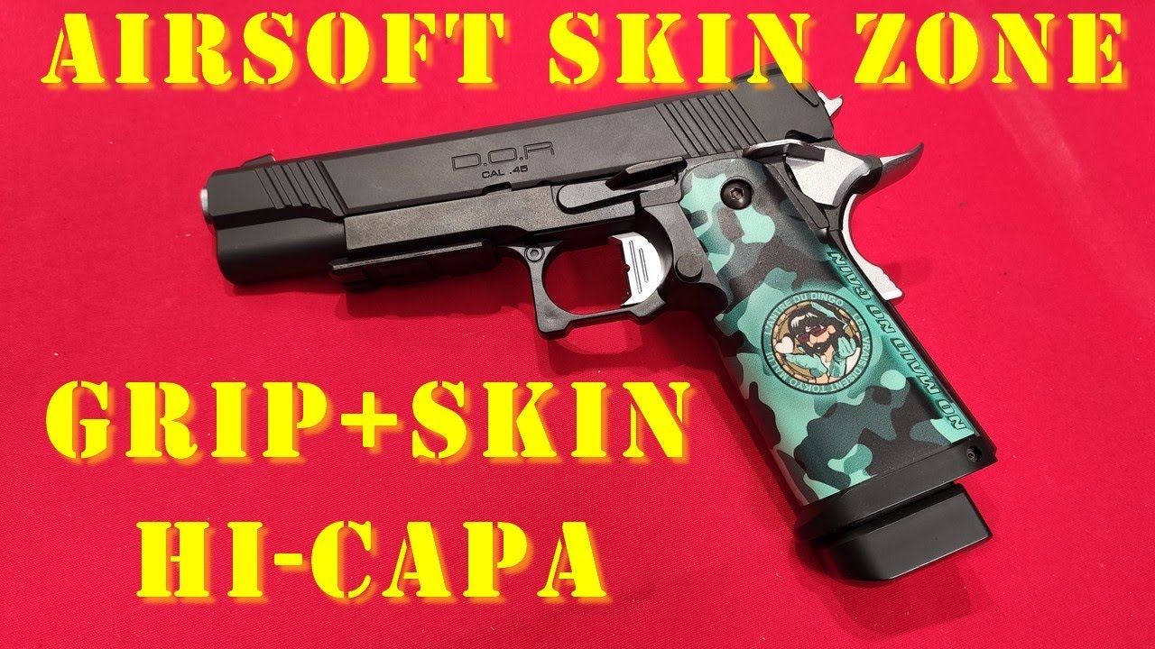 Gear - Airsoft SkinZone - Grip lisse CowCow + skin Hi-capa [French]