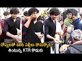 Minister KTR's son Himanshu enjoys street food at Formula E Racing