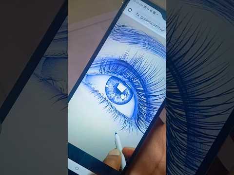 how to draw a eyes drawing with pen 🖊 I eyes drawing  |Priya_hindu_108 I