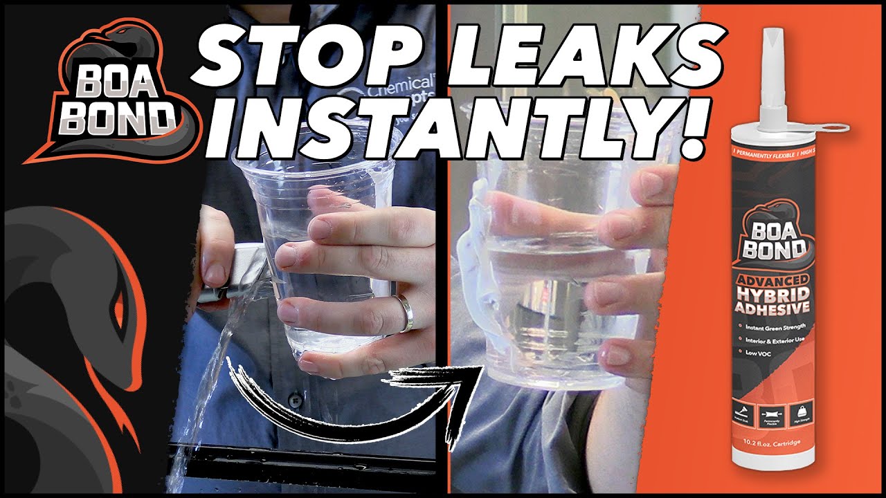 BoaBond Stops Leaks Instantly!