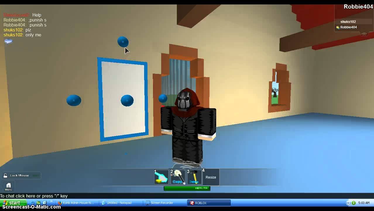 Roblox Kohls Admin House Take Over Server Tutorial YouTube