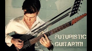 Pink Floyd - Welcome to the Machine (Electric Harp Guitar Cover by Jamie Dupuis)