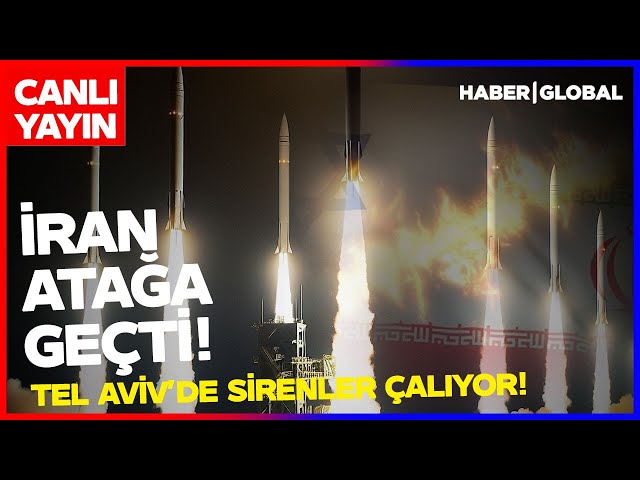 CANLI YAYIN | Tel Aviv Saldırı Altında! İran Saldırı Başlattı İsrail'de Sirenler Çalıyor