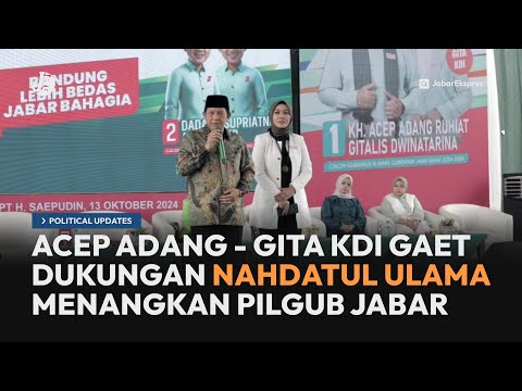 Mengusung Jabar Bahagia, Acep-Gita KDI Ajak NU Menangkan Pilkada 2024