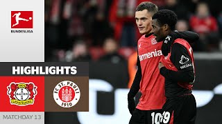 Wirtz Leads To Win! | Bayer 04 Leverkusen — FC St. Pauli 2-1 | Highlights | Matchday 13 – Bundesliga