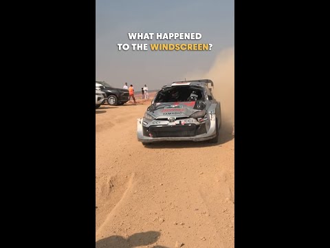 Turned Rally Saudi into convertible mode real quick 😅 #wrc