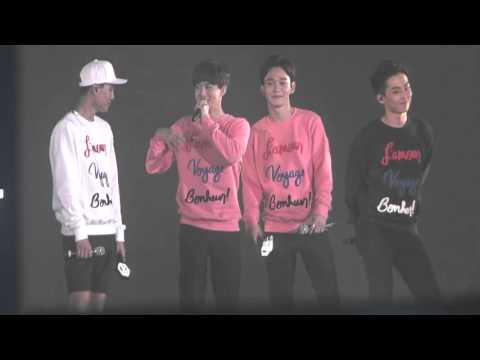 20151010 EXO-LOVE Concert in Dome 엔딩 토크 + 엔콜