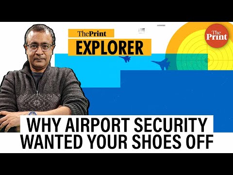 Why you had to take off your shoes while going through airport security