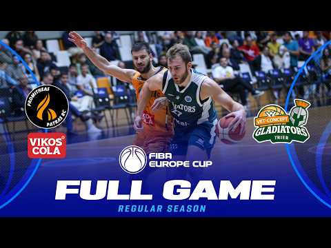 Promitheas Patras BC v VET-CONCEPT Gladiators Trier | Full Basketball Game | FIBA Europe Cup 2026-27