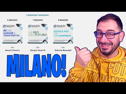 L'Accademia di Search On arriva a Milano: AI, SEO e Google ADS!