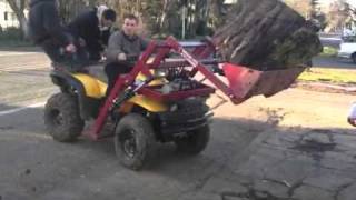 Honda atv front end loader #5