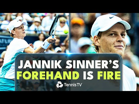 22 Outrageously Clean Jannik Sinner Forehands 😍